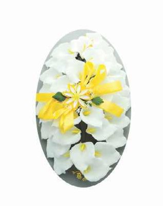 Yellow oval spray